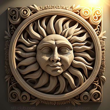 3D model sun (STL)